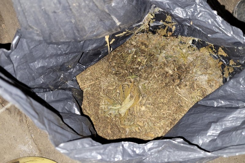В Мокроусовском округе сотрудники полиции изъяли у местного жителя растительный наркотик